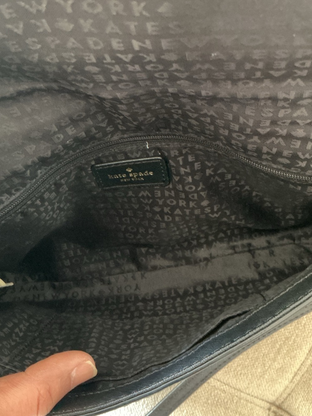 Kate Spade Charlotte Street Alek Black Saffiano Leather Crossbody/ Shoulder Bag - Picture 8 of 16